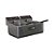 Fritadeira Vulcan Elétrica Ecomax Industrial Split 2 Cubas de 6 Litros 5kW Inox Monofásica - Imagem 1