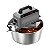 Kit Panela Elétrica Automática de Brigadeiro 10 Litros Cinza Saro + Suporte Vira Panela - Imagem 2