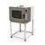 Forno Turbo Industrial 5 Esteiras Elétrico PRP 5000 Inox Progás - Imagem 1