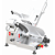 Fatiador Cortador de Frios Semi Automático Profissional CAF HBS-300DF Industrial 3mm 1/2CV - Imagem 2
