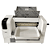 Cilindro Laminador Elétrico Massas 37cm And 1/2 CV Com Alavanca Anodilar - Imagem 6