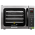 Forno Turbo Convector Elétrico Industrial de Convecção WCV-435 4 Assadeiras Pães Com Vapor Wictory - Imagem 4