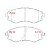 Pastilha Freio Dianteira SsangYong Rexton RX 290/320 2002> - Imagem 6