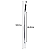 Cabo Seletor Marcha Towner Jr Effa Olhal Rosca 103x66,5cm - Imagem 6