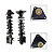 Par Amortecedor Dianteiro Rely Pick-Up 1.0 16V - Imagem 1