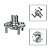 Cubo Roda Dianteira JAC J3 1.4 /1.5 25 Dentes 2011 Em Diante - Imagem 1