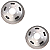 Par Disco Freio Traseiro Jac T8 2.0 16V 2014 Em Diante - Imagem 6
