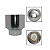 Soquete Encaixe Sextavado 3/4" Curto 60mm Cromo Vanadio - Imagem 1