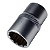 Soquete Estriado 1/2" 17mm Aço Cromo Vanádio - Imagem 2