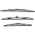 Kit Limpador Parabrisa Subaru Forester 2008 Em Diante - Imagem 2