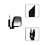 Retrovisor Lado Direito Rely Van Pick Up - Imagem 1