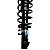Amortecedor Dianteiro Esquerdo Completo Effa Pick-up 1.0 8V - Imagem 3
