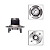 Cubo Roda Traseira C/ ABS Chery QQ 1.0 e 1.1 2009 A 2014 - Imagem 1