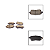 Pastilha Freio Traseira Chery Tiggo 8 Pro 1.5 e 1.6 16V - Imagem 1