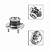 Cubo Roda Traseira Chery Face 1.3 16V 2010 Em Diante C/ ABS - Imagem 1