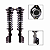 Par Amortecedor Dianteiro Completo Chery QQ 1.0 12V - Imagem 1