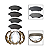 Kit Pastilha Sapata Freio Jac J2 1.4 16V 2013 Em Diante - Imagem 1