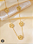 Colar Vancleef dourado - Imagem 1
