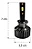 Led H1 Lampada Farol 6000k Force Veículo Force Tarponn - Imagem 4