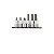 Kit Jogo Soquete 1/2 Fendas Phillips 7 PCS CR-V - Imagem 3