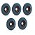 5 Discos Flap 4.1/2 115 X 22,23mm Nº80 Lotus - Imagem 1