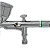 Aerógrafo Pneumático Profissional 0.2mm Dupla Ação Pro-576 - Imagem 6
