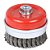 Escova De Aço Taça Trançada 75mm 3 Polegadas M14 Lotus 5890 - Imagem 1