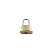Cadeado Haste Longa 50mm Dourado 3 Chaves - Imagem 3