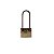 Cadeado Haste Longa 38mm Dourado 3 Chaves - Imagem 2