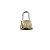 Cadeado Haste Longa 38mm Dourado 3 Chaves - Imagem 3