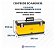 Caixa De Ferramentas Vonder Cmv 0590 De Metal 285mm X 590mm X 270mm Amarela - Imagem 9