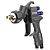 Pistola Pintura  Hvmp Bico 1,4mm Copo Preto Pro532p Pdr - Imagem 2