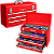 Caixa Baú Gabinete Kit Jogo Ferramentas 132 Peças PRO Oficin - Imagem 3