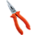 Alicate de Bico Longo 6" Aço Carbono Polido - Lotus 3763 - Imagem 1