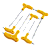 Kit Jogo De Chave Torx Cabo Em L 6 Peças T10-t40 - Imagem 6