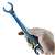 Kit Jogo Chave Cano Freio Poligonal Sextavada Aberta CRV - Imagem 2