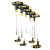 Kit Jogo Chave Torx T T10 A T50 9pçs c/furo Torques - Imagem 2