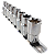Kit Jogo De Soquetes Torx Femea 8 Peças 1/2 E8 - E20 CRV - Imagem 4