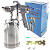 Pistola De Tinta Alta Pressão 1000ml Copo De Aluminio - Imagem 1