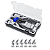 Rebitador Rebitadeira Rebites Rosca Porca M3 M4 M6 M8 M10 - Imagem 1