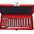 Kit Jogo Bits Ribe Cambio Caixa Aço S2 M5 a M14 + Adaptador - Imagem 5