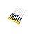 Kit Jogo 7 PCS Chaves Longas Torx Precisão T5 a T15 - Imagem 1