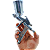 Pistola Pintura Aerógrafo K3-B  Gravidade Bico 0.5 200 Ml - Imagem 1