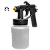 Pistola Pintura 1.3 Leque e Reto Pneumática Ar Direto 750Ml - Imagem 5