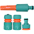 Kit de Esguicho e Conexões para Mangueira com 4 peças Jardim - Imagem 1