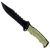 Faca Survival 22,5cm Pesca Caça Camping - Imagem 2