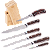 Kit Jogo Facas Cozinha 7 Pçs Duchef Churrasco Churrasqueira - Imagem 1