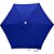 Guarda-Sol 2.4m Tipo Ombrelone Poliéster Praia Jardim Azul - Imagem 1