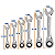 Kit Jogo Chave Catraca Fixa Curta 6 Peças 8-17mm CRV - Imagem 4