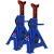 Kit Jogo 2 Cavaletes Mecânico 12 Tonelada PRO912 PDR Oficina - Imagem 4